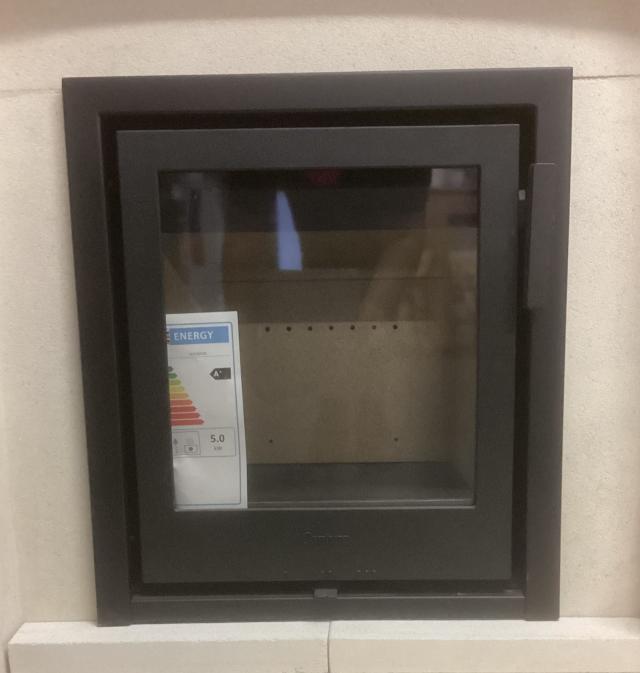 Contura i1, Inset ,Black, 3 sided Frame