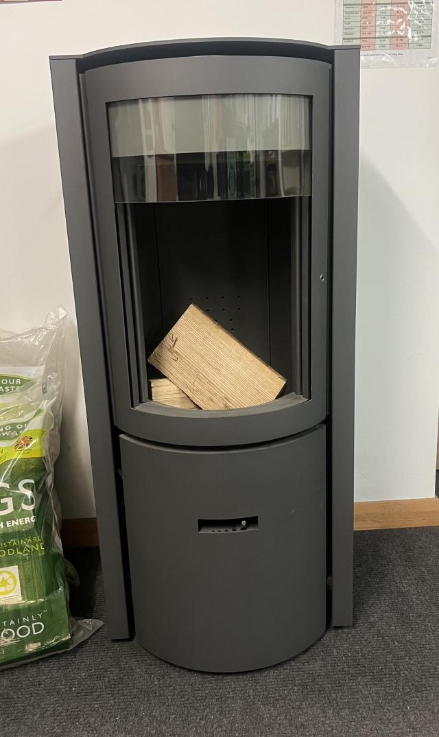 Stuv Compact 30, Grey, 3 in 1 stove